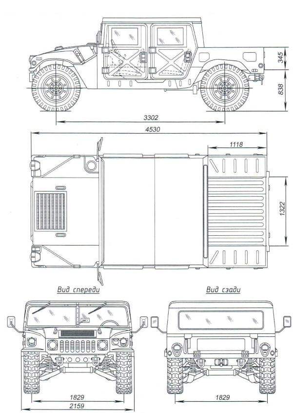 Модели Hummer Из Бумаги