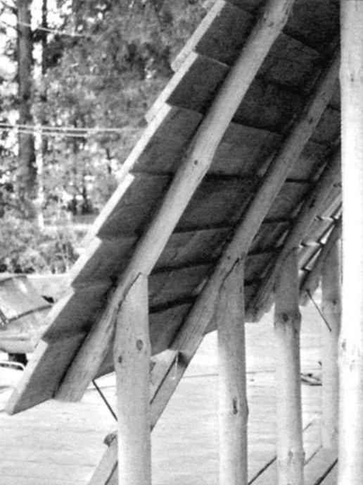 Connecting Bokova struts with rafters slanting prirub