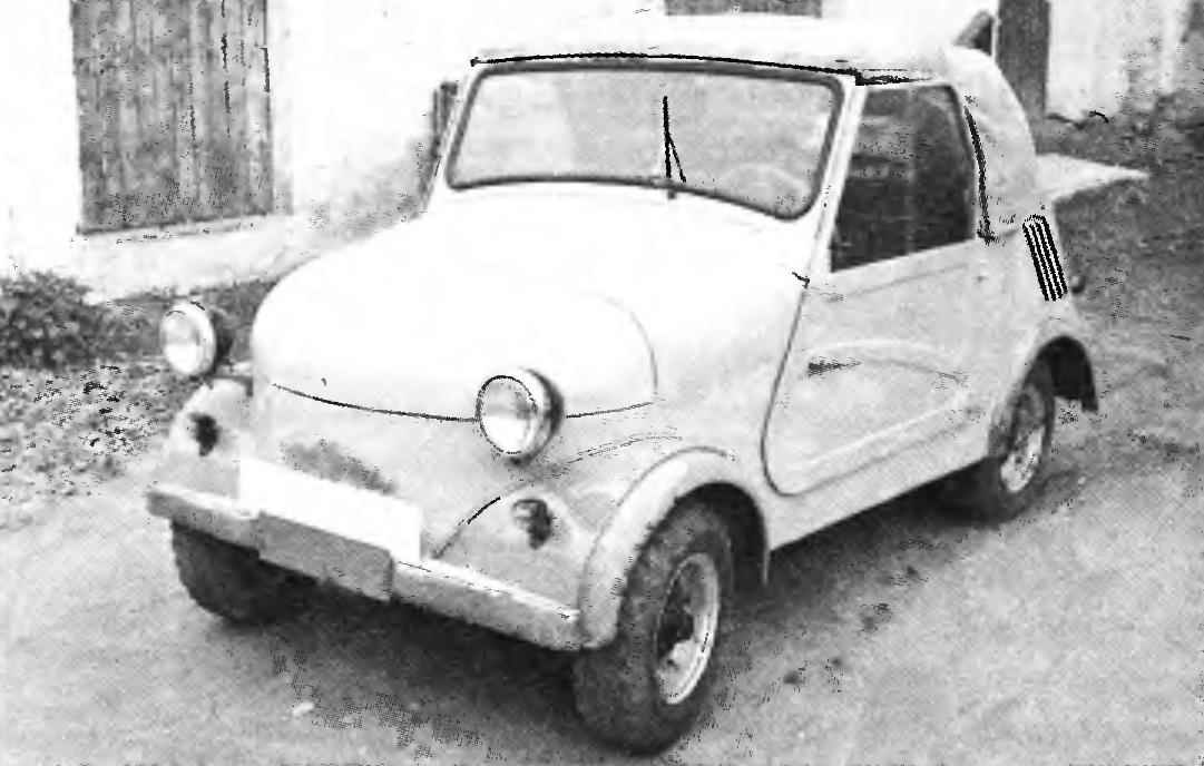 Four-wheeled microcar between 1957.