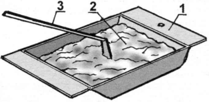 Fig. 11. The kneading solution in the trough