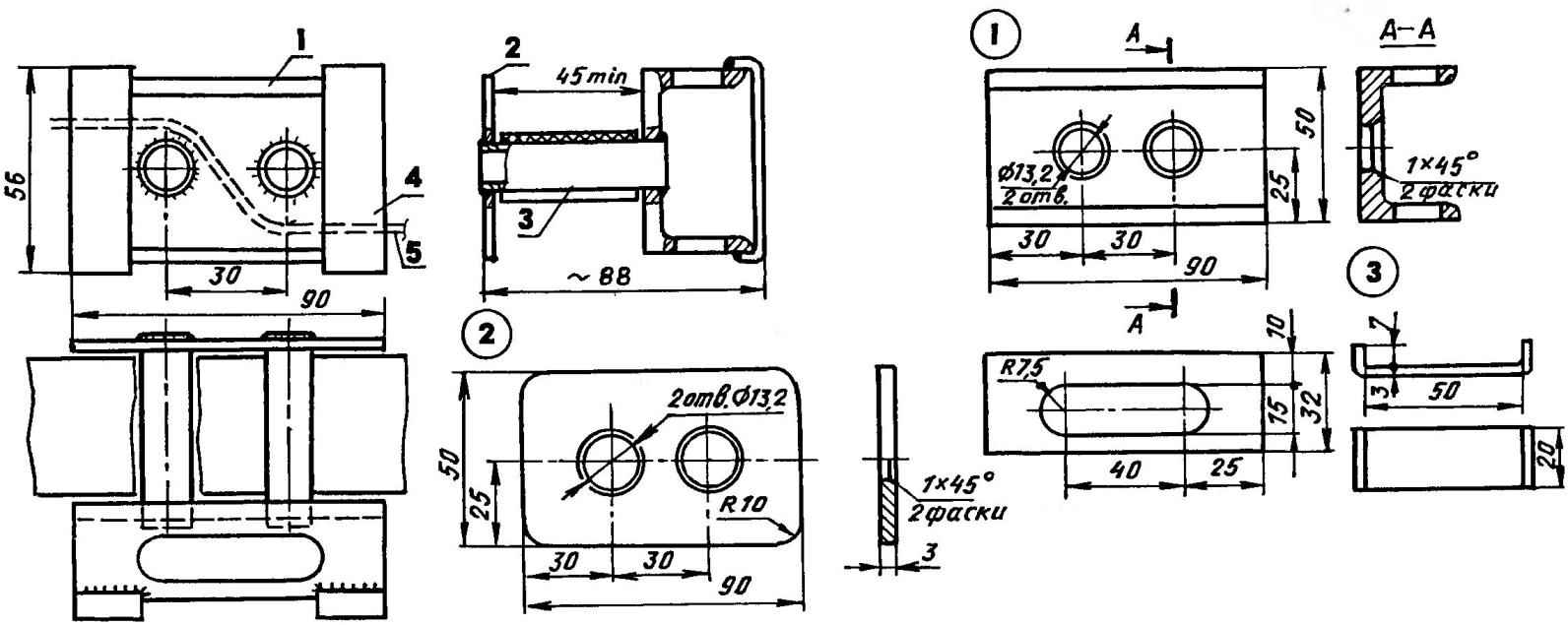 Fig. 1. Mini winch with a manual 