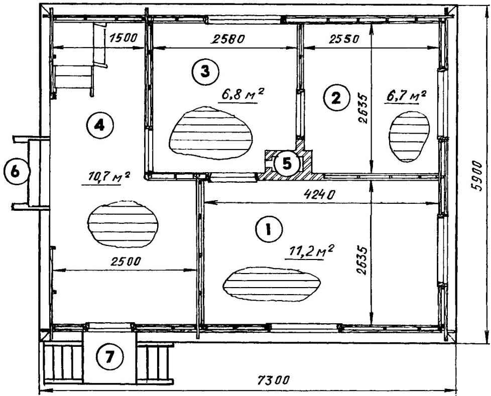 Plan of 1st floor
