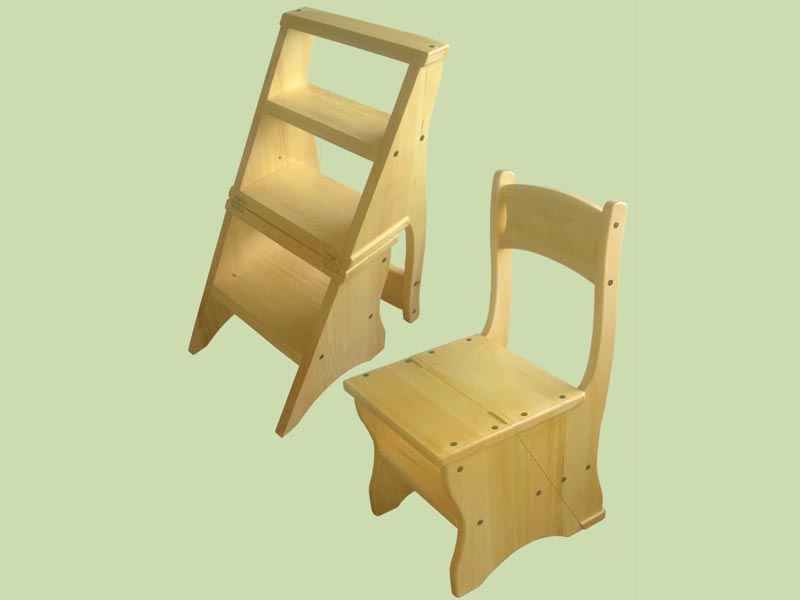 AND CHAIR, AND A STEPLADDER