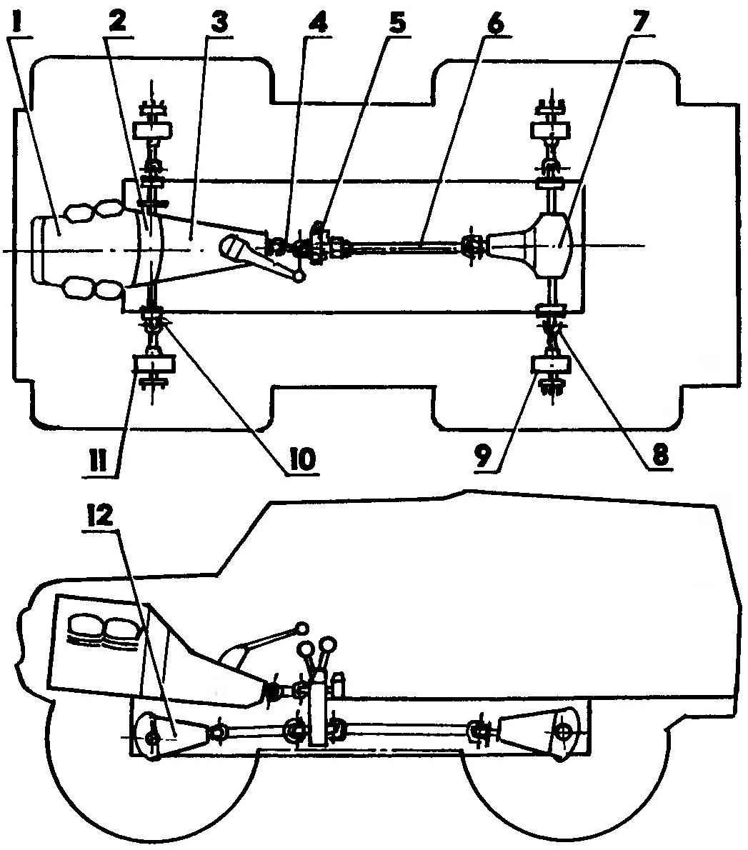 Scheme of transmission Rover