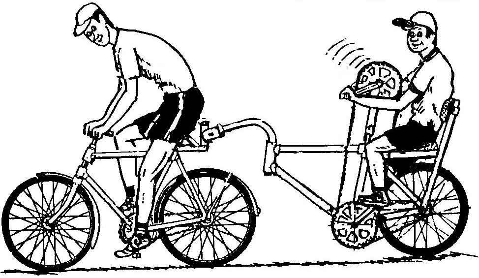 Прицеп для велосипеда своими руками из металла чертежи