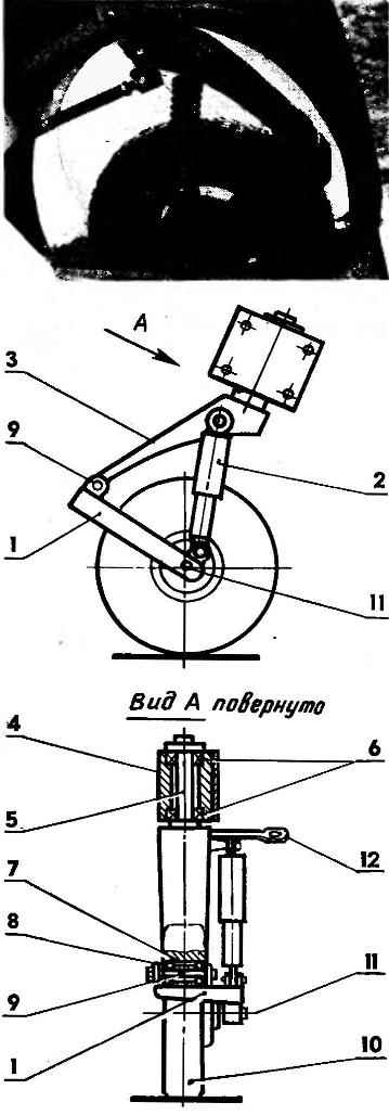 Fig. 2. Swivel front wheel stand