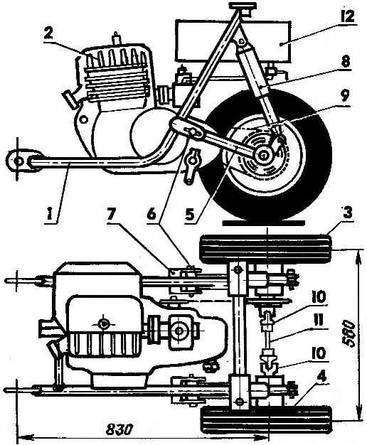 Fig. 4. The power unit motomobile