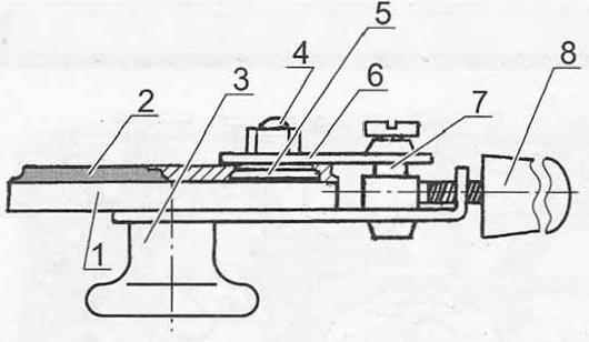 Рис. 3. Универсальный ключ П. Рацина (из промышленного варианта) в положении «правки крышки»