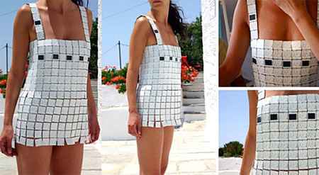 Beautiful summer dress consists of Solnechni batteries