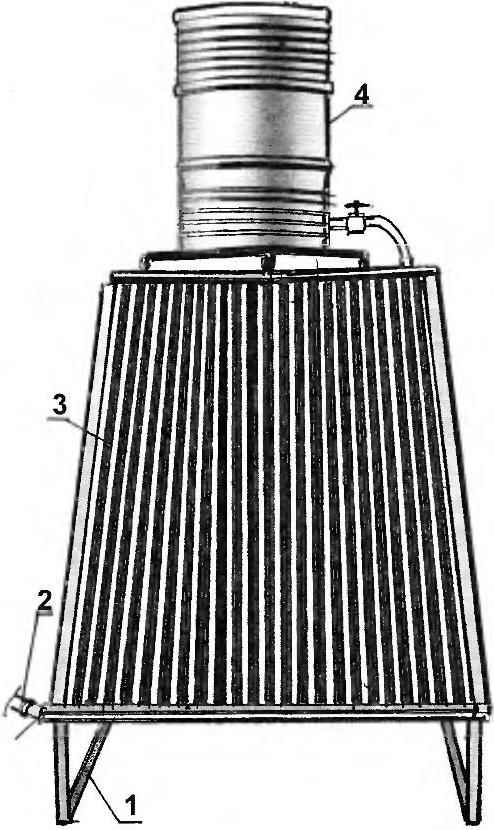 Fig. 3. Shower room (ground) water heater