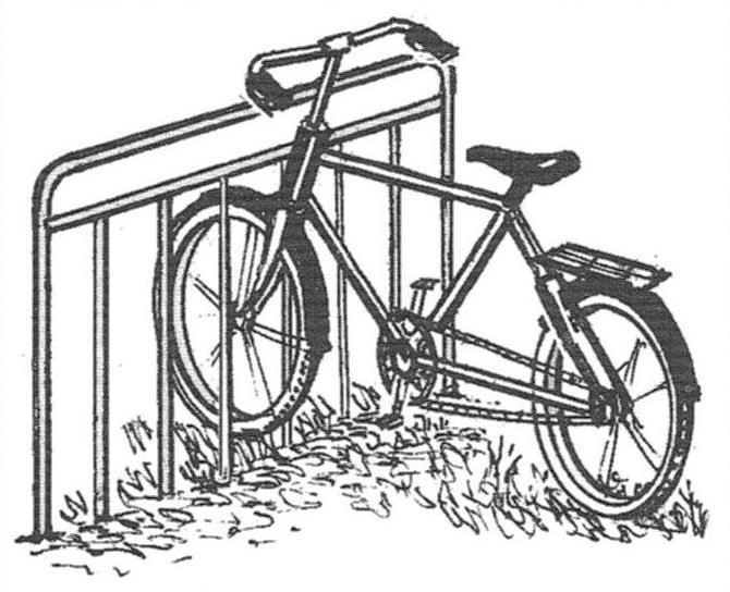 The bike stand
