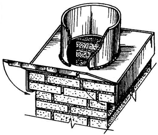 Adapter brick chimney