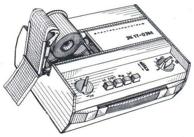 Thermal paper roll length of 50 meters provides 30 minutes of continuous recording of the readings 