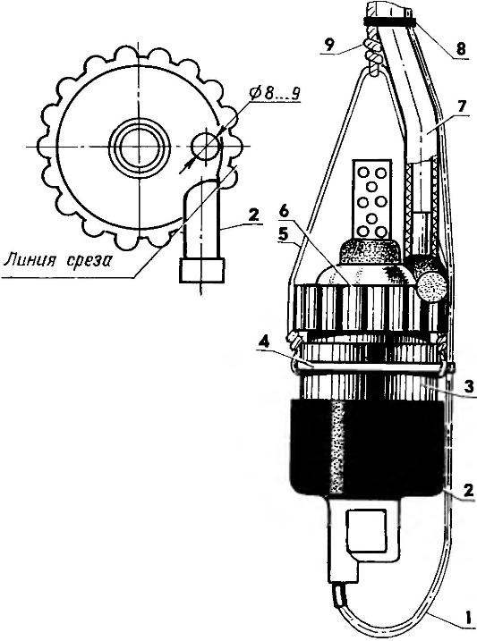 Submersible centrifugal pump for lifting water from the well