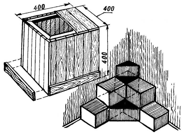 Модуль «куб» для сборной горки
