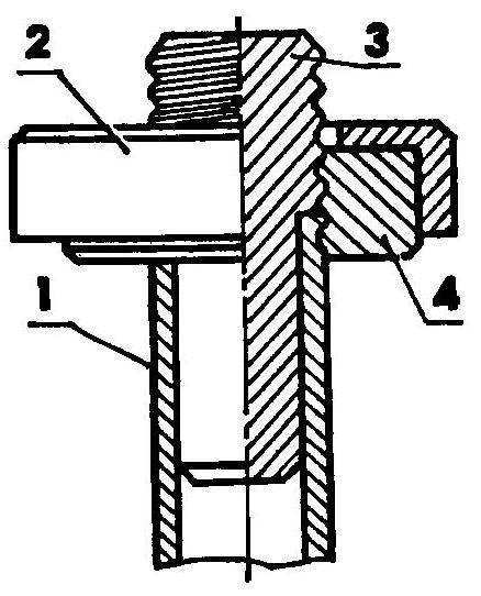 Threading on the pipe by means of a wire