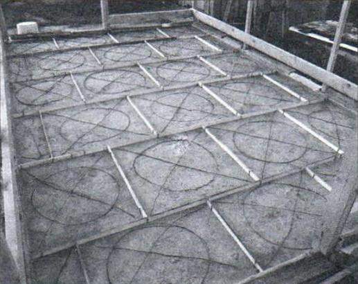 Floor coating concrete sand