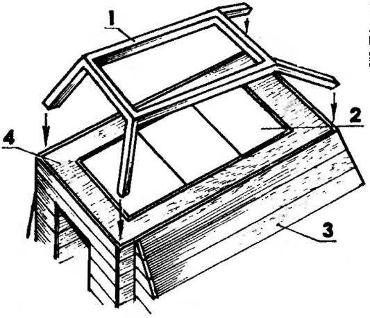 Fig.6. Installation of roof frame
