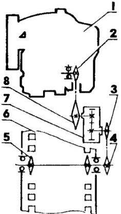 Kinematic scheme of transmission