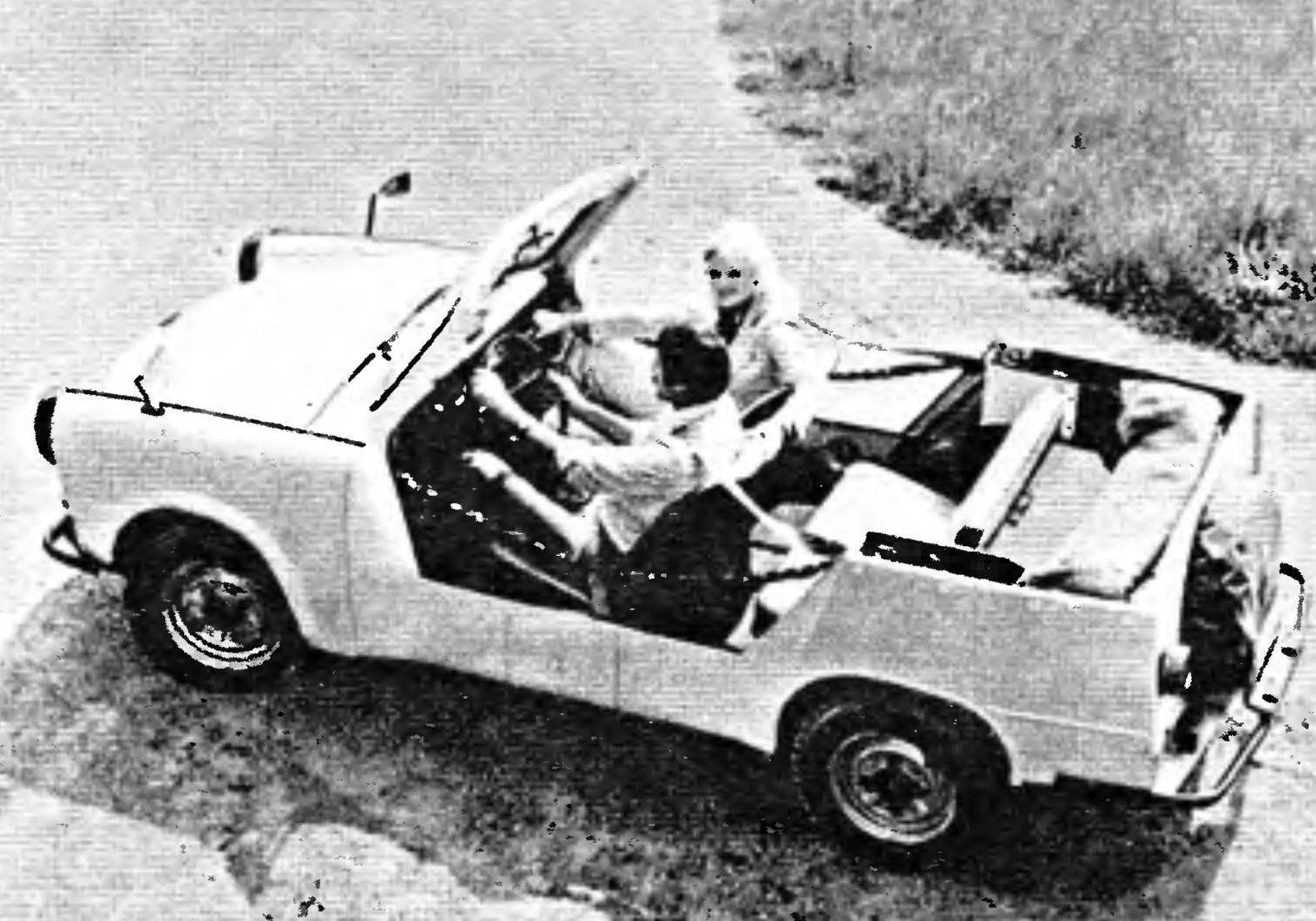 Trabant P601 Tramp—a car with a simplified open body