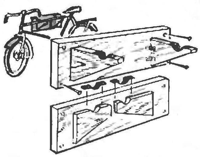 ВЕШАЛКА... ВЕЛОСИПЕДУ