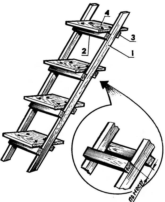 Streamline ladder