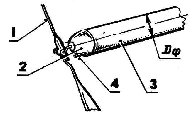 R and p. 9. Device stop folding propeller