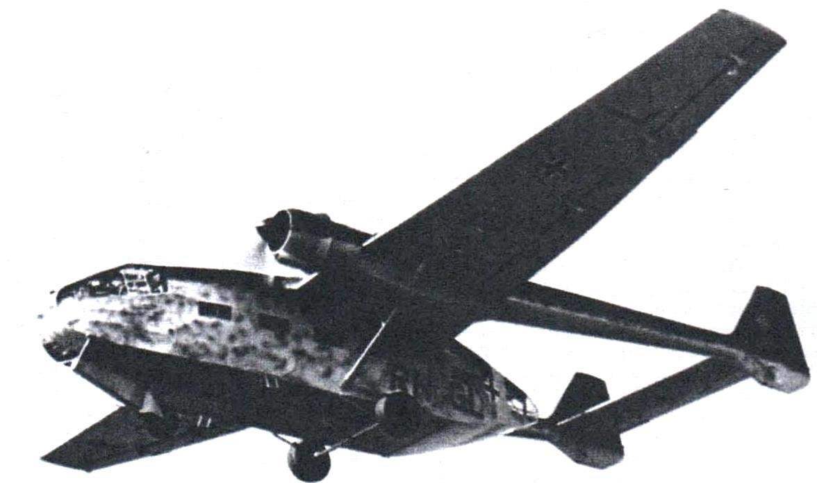 The Plane Go 244 B-1. Clearly the chassis design