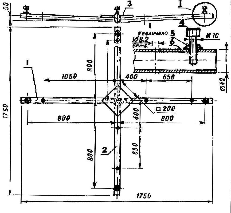 Fig. 2. Ceiling cross