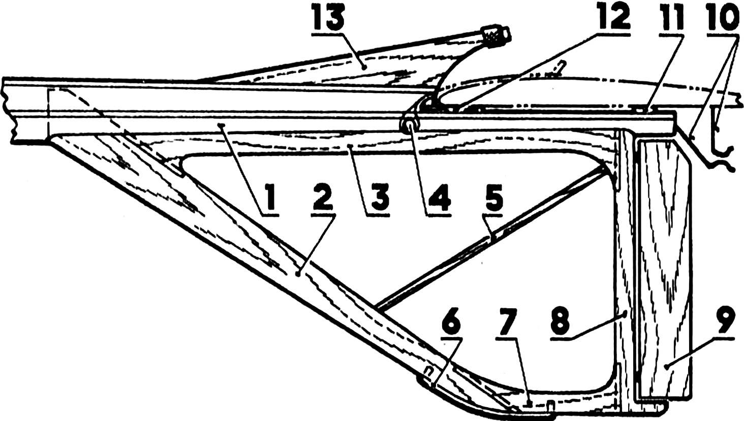 Fig. 6. The tail part of the fuselage.