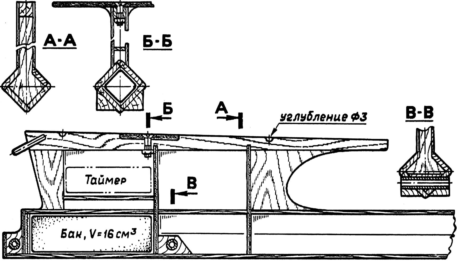 Fig. 7. The nose of the fuselage.