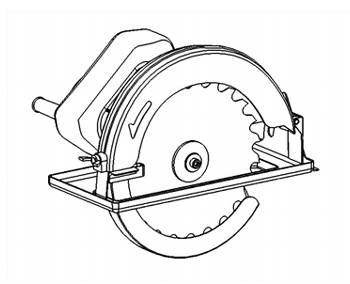 Циркулярная пила рисунок