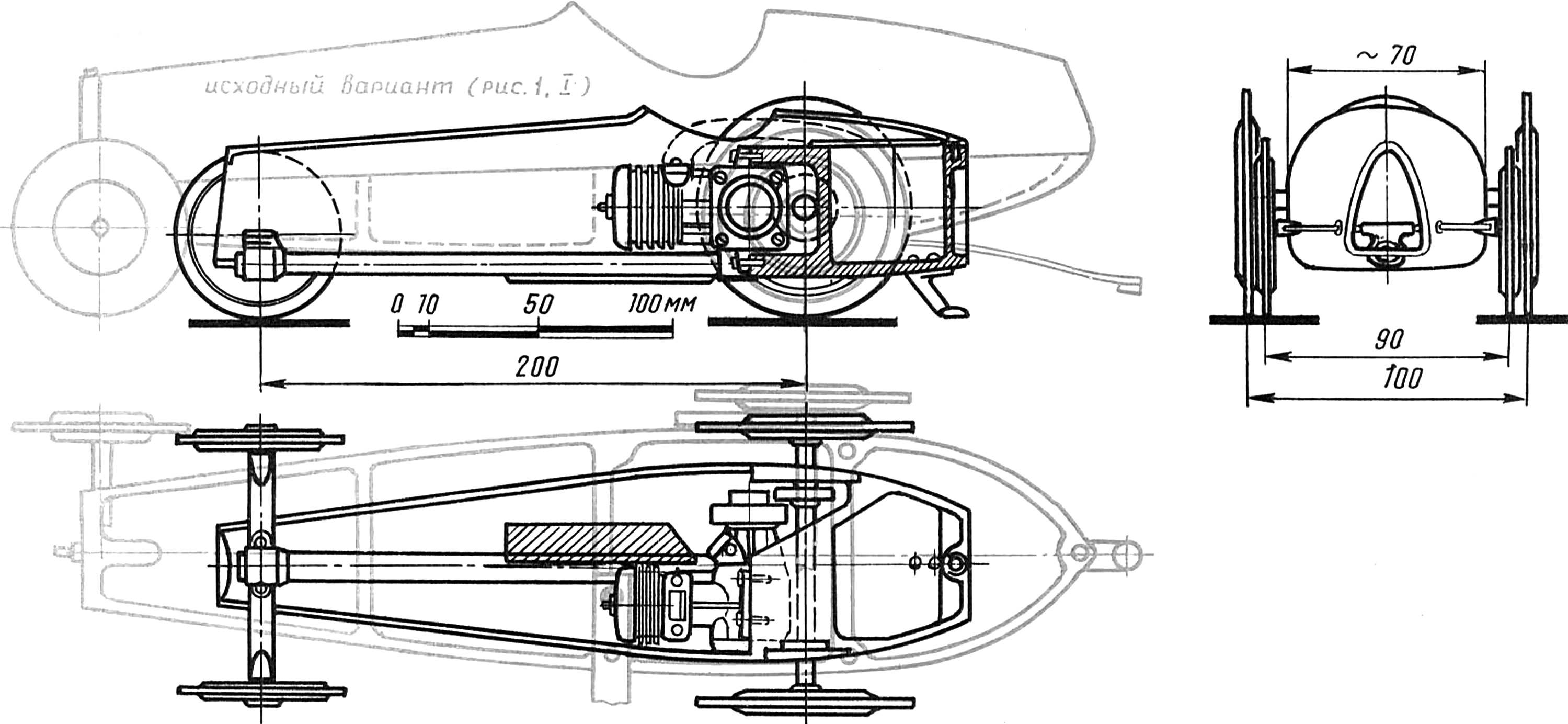 Рис. 5. Модель класса Е-5 на второй стадии проектирования.