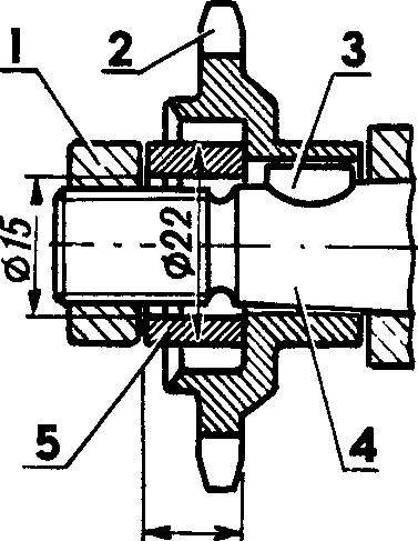 Fig. 4. Bearing, driven sprocket on the generator.