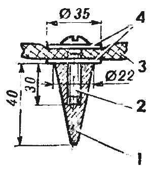 Fig. 5. Conical spike