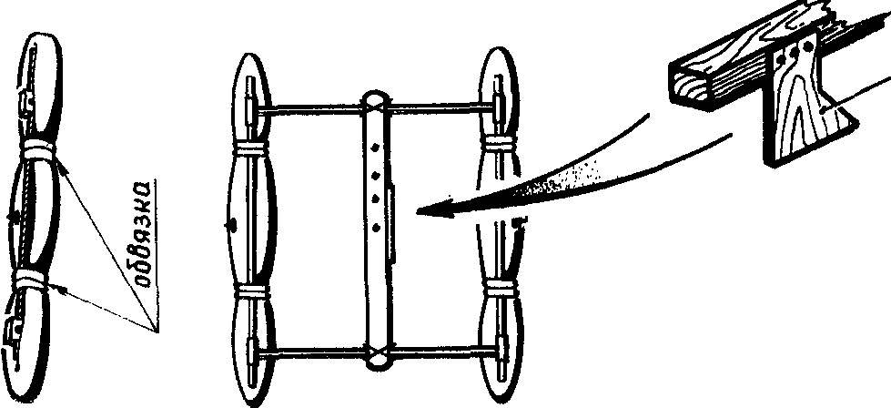 Fig. 2. Body part model with transverse beams, the longitudinal center beam and the keel.