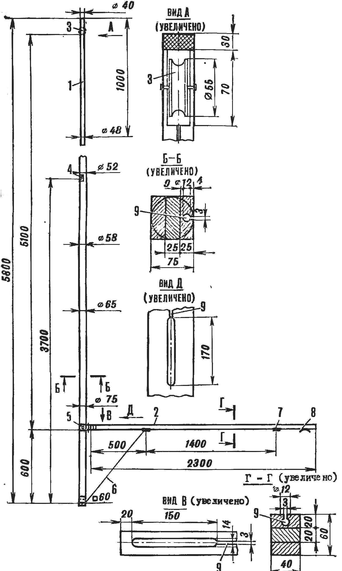 Fig. 7. Mast