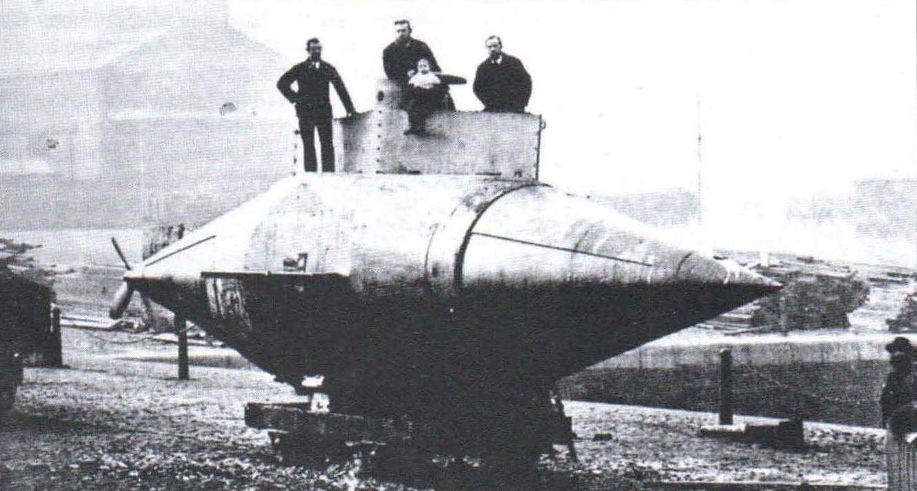 Подводная лодка «Рисорджем-2» конструкции Гэррета, Англия, 1879 г.
