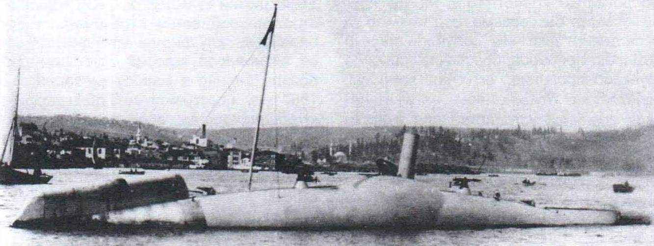 Подводная лодка «Абдул Гамид» («Норденфельд-2») конструкции Гэррета, Англия, 1886 г.