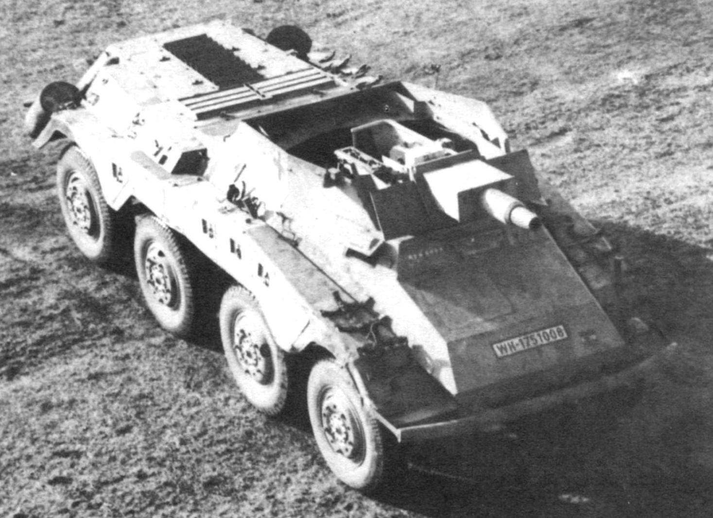 Бронеавтомобиль Sd.Kfz.234/3 с короткоствольной 75-мм пушкой