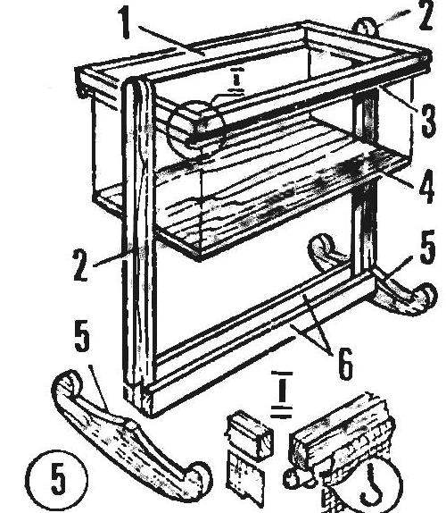 Fig. 1. Wooden base bassinet