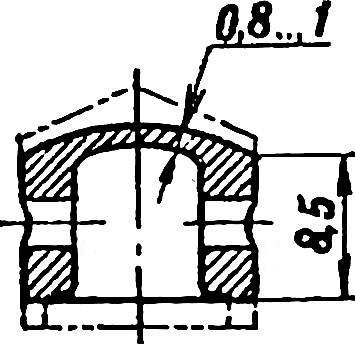 Fig. 5. Completion of the serial piston.