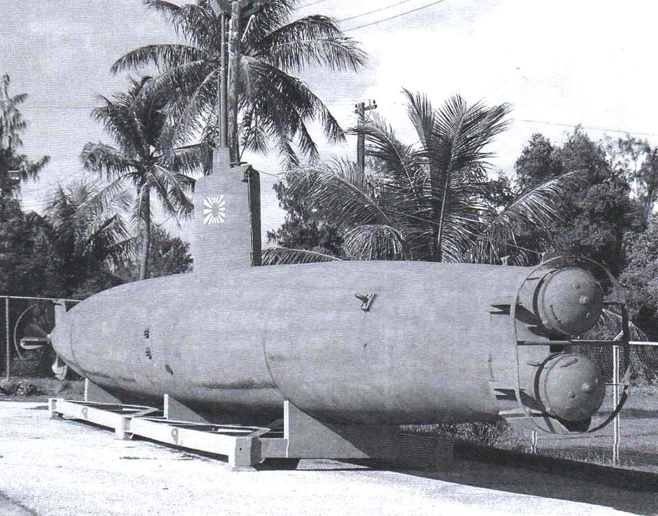Restored submarine For-51 (Type C), exposed on GUAM