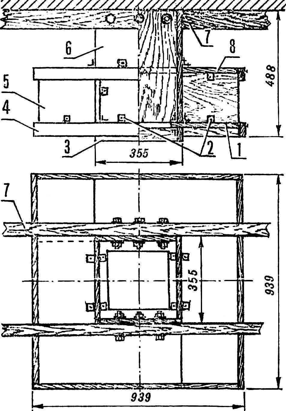 Fig. 1. Ceiling mezzanine.