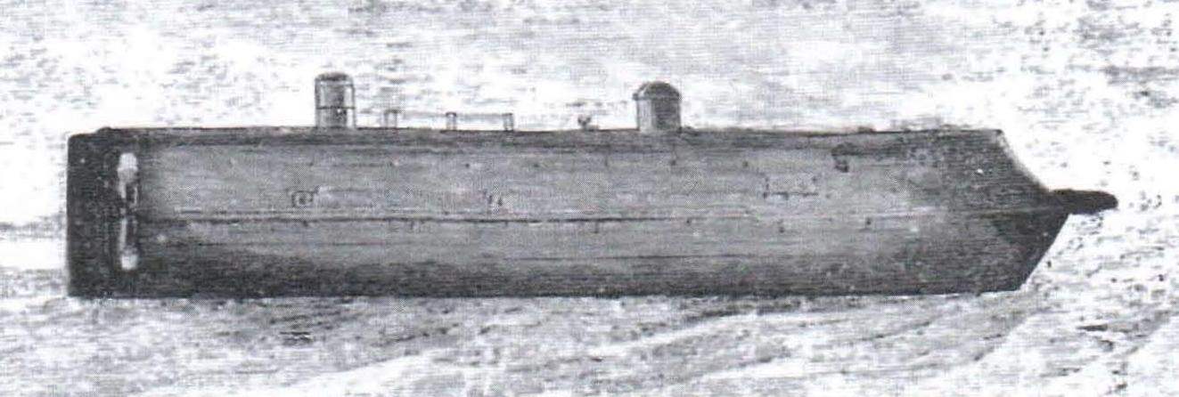 Подводная лодка «Эмерикен Рам» конструкции Элстита, Конфедерация Южных Штатов, 1862 г.
