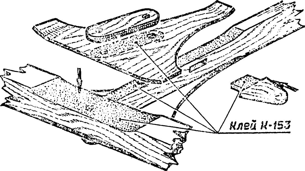 Сборка центрального силового узла каркаса (показан вариант установки качалки).