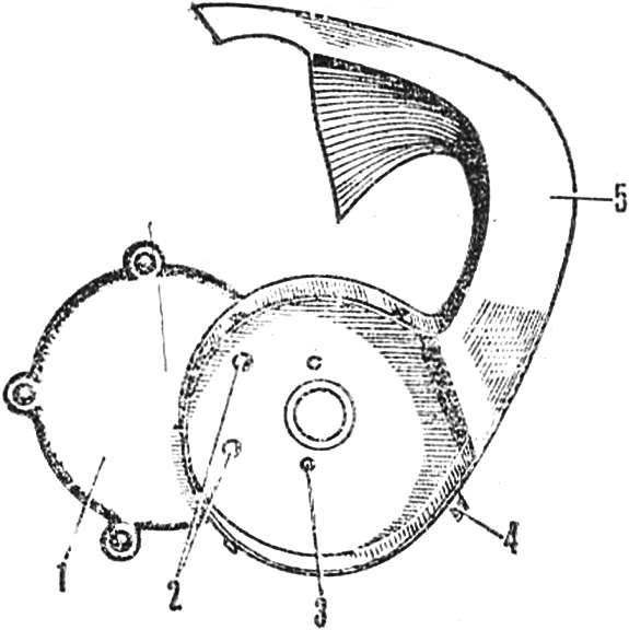 Fig. 3. Mount the housing on the clutch cover