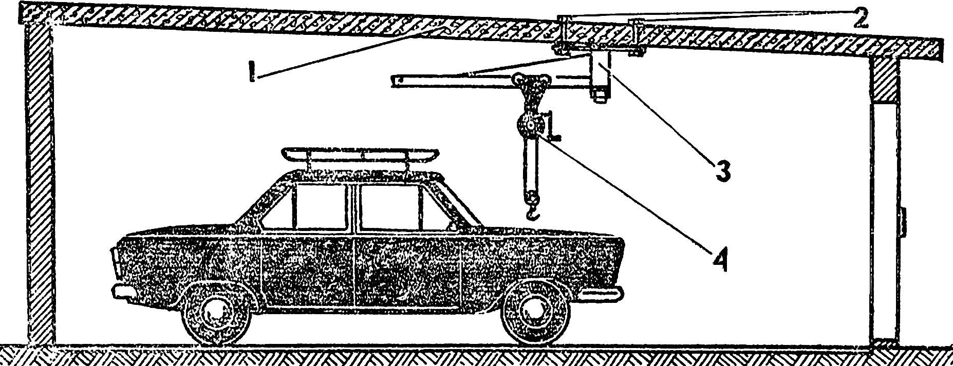 Fig. 1. The lift in the garage.