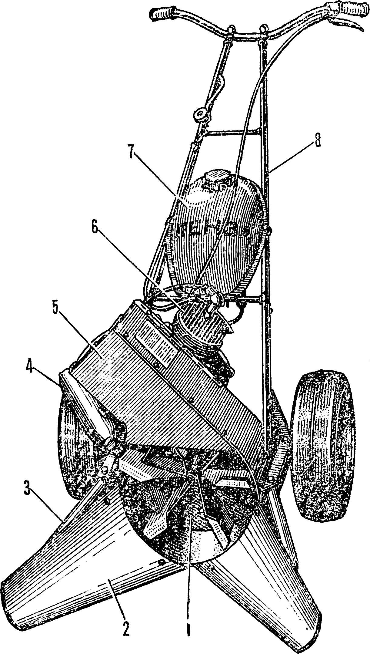Fig. 1. Rotary snow blower.