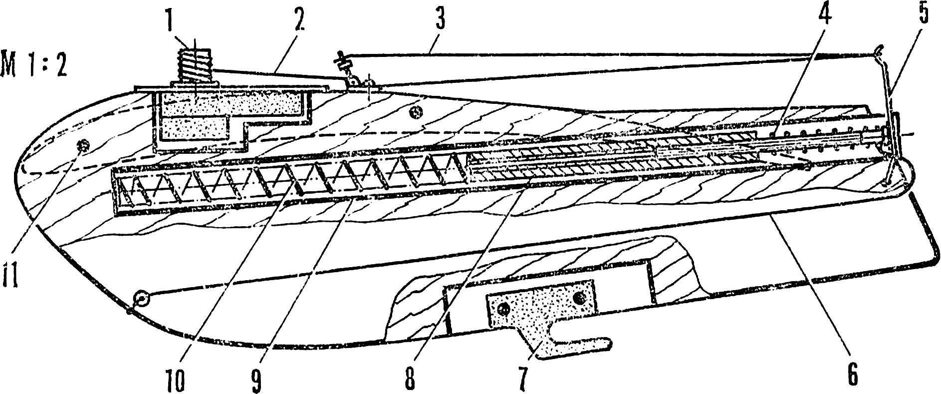 Fig. 2. The fuselage of the model.